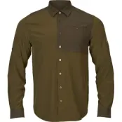 Härkila Logmar weight L/S Shirt Dark Olive/Willow Green