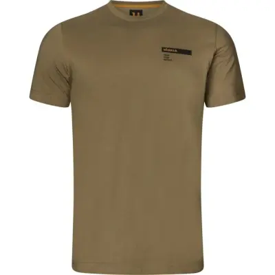 Härkila Logo Brand T-Shirt Antique Bronze