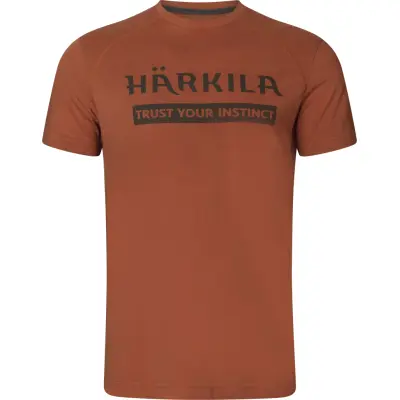 Härkila Logo S S T-shirt Arabian Spice