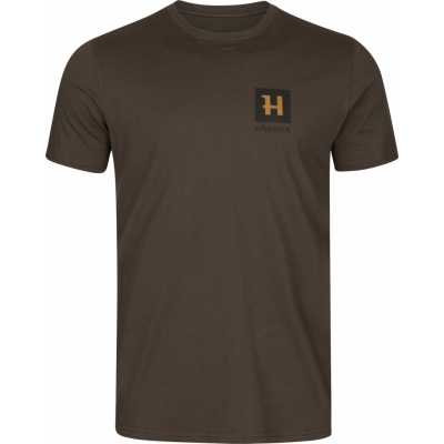 Härkila Men's Gorm Short Sleeve T-Shirt Shadow Brown