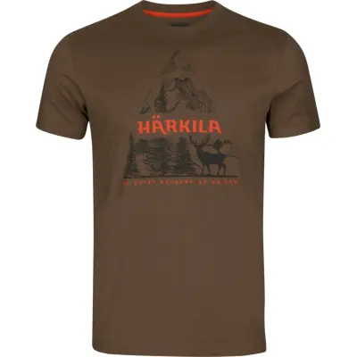 Härkila Men's Härkila Nature Shortsleeve T-Shirt Slate Black