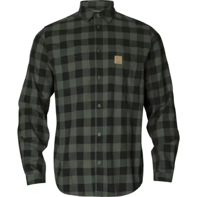 Härkila Men's Härkila Scandinavian Longsleeve Shirt Green Check