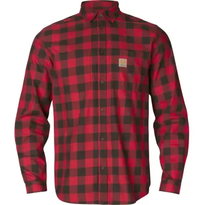 Härkila Men's Härkila Scandinavian Longsleeve Shirt Red Check