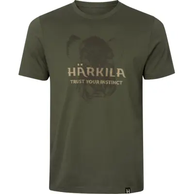 Härkila Men's Härkila Wildboar Shortsleeve T-Shirt Forest Night