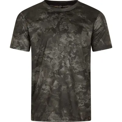 Härkila Men's Noctyx Camo Short Sleeved T-Shirt Axis MSP®Black/Black