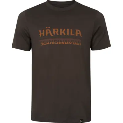 Härkila Men's Scandinavian SS T-Shirt Shadow Brown