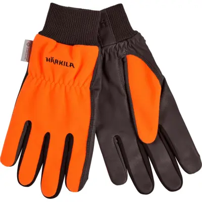 Härkila Men's Wildboar Pro Shooter Blaze Wsp Gloves Orange Blaze/brown