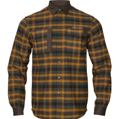 Härkila M's Aivak L/S Shirt Buckthorn Brown