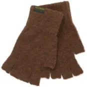 Härkila M's Alpacka Half Finger Gloves P inecone Brown