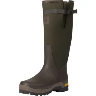 Härkila M's Forester Textile Rubber Boots Willow Green/Deep Brown