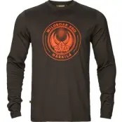Härkila M's Game Long-Sleeved T-Shirt Shadow Brown Wildboar