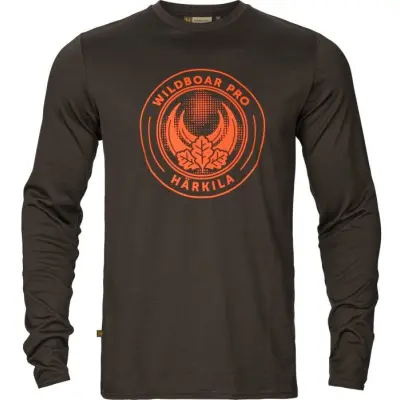 Härkila M's Game Long-Sleeved T-Shirt Shadow Brown Wildboar