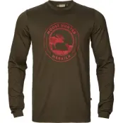 Härkila M's Game Long-Sleeved T-Shirt Willow Green Moose