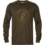 Härkila M's Game Long-Sleeved T-Shirt Willow Green Stag