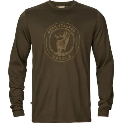 Härkila M's Game Long-Sleeved T-Shirt Willow Green Stag