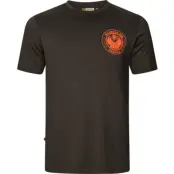 Härkila M's Game Short-Sleeved T-Shirt Shadow Brown Wildboar