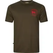 Härkila M's Game Short-Sleeved T-Shirt Willow Green Moose