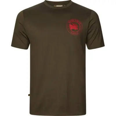 Härkila M's Game Short-Sleeved T-Shirt Willow Green Moose