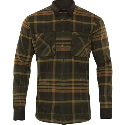 Härkila M's Pajala Shirt Green/Brown
