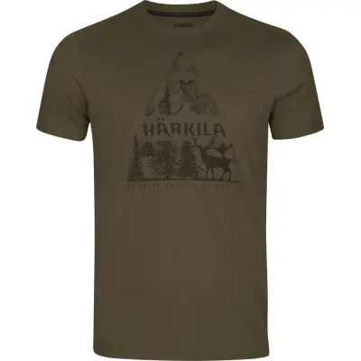 Härkila Nature S S T-Shirt Willow Green