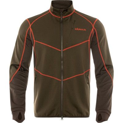 Härkila Scandinavian FleeceJacket Willow Green/Shadow Brown