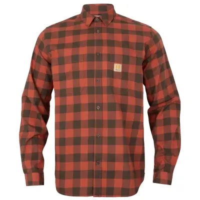 Härkila Scandinavian Långärmad Skjorta Autumn Orange Check