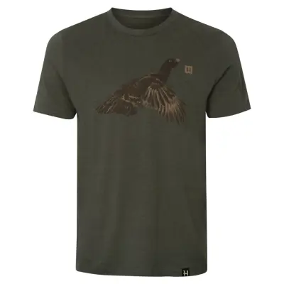 Härkila Topp Kortärmad T-Shirt Forest Night Grouse