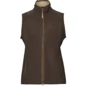 Härkila W's Sandhem Sherpa Fleece Vest Demitasse Brown