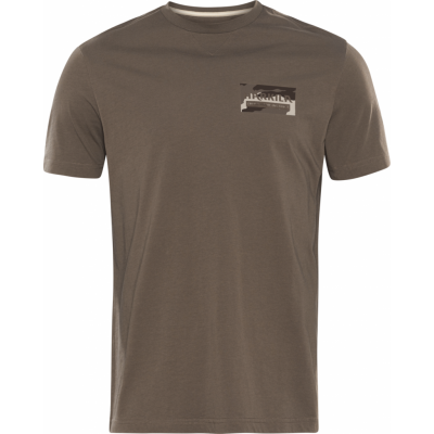 Härkila Men's Core T-Shirt Brown Granite