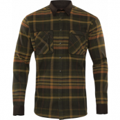 Härkila Men's Pajala Shirt Green/Brown