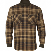 Men's Pajala Shirt Beige w/brown