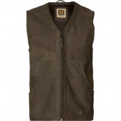 Men's Pro Hunter Leather Vest Willow Green