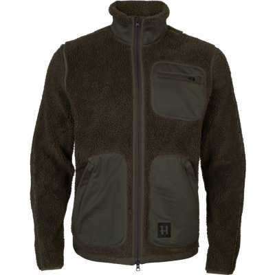 Härkila Men's Rurik Teddy Fleece Shadow Grey/Willow Green