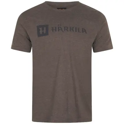 M's Härkila Identity Kortärmad T-Shirt Brown Melange