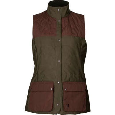 Härkila Women's Retrieve Waistcoat Dark Warm Olive/Burgundy