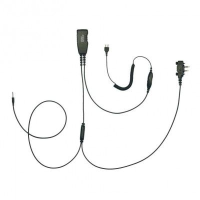 ICOM PRO-U700LS Kombiheadset f�r iPhone och Peltor med PTT