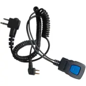 Lafayette Miniheadset Radiokabel Peltor 2-Pin J22 2,5+3,5mm Vinklad Mindre Mellanrum