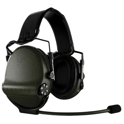 Sordin Supreme X2 BT Green Headband Leather Gel