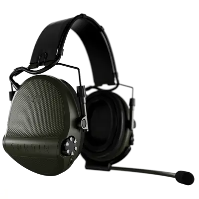 Sordin Supreme X2 BT Green Headband Leather Memory Foam