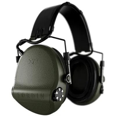 Sordin X2 Green Headband Leather Gel