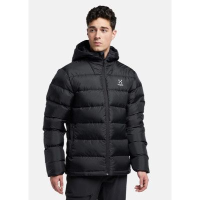 Bield Down Hood Men, True Black, L,  Vårjackor