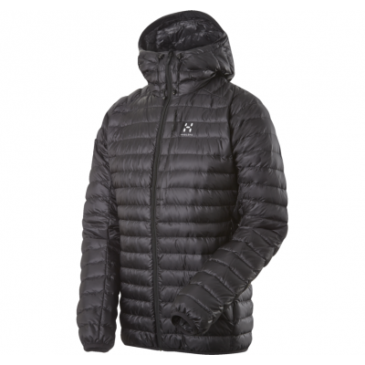 Essens Ii Down Hood, True Black/Magnetite, Xs,  Haglöfs