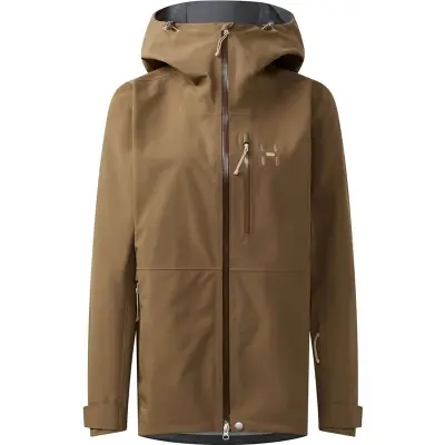 Haglöfs Alper Proof Jacket Women Teak Brown Teak Brown S