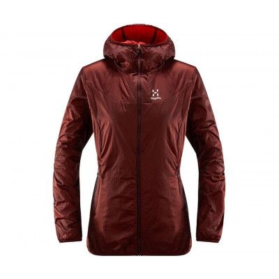 Haglöfs Aran Valley Jacket Women Maroon Red/Hibiscus Red