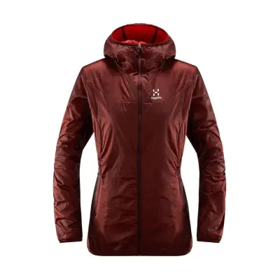Haglöfs Aran Valley Jacket Women Maroon Red/Hibiscus Red Maroon Red/Hibiscus Red XS