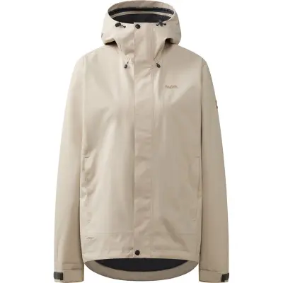 Haglöfs Breeze Proof Jacket Women Chalk Beige - M