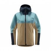 Haglöfs Finch Proof Jacket Women Sand/Frost Blue