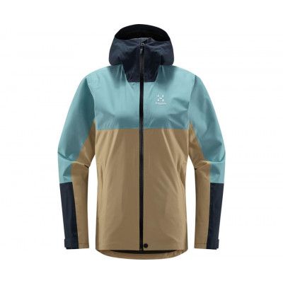 Haglöfs Finch Proof Jacket Women Sand/Frost Blue