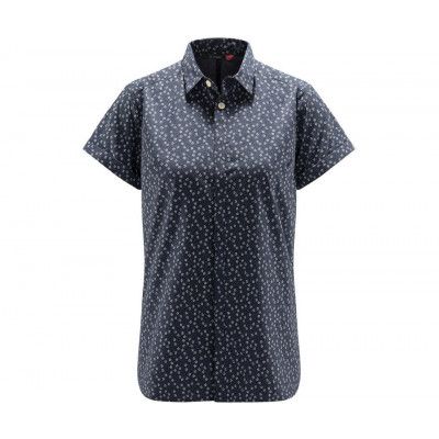 Haglöfs Idun SS Shirt Women Dense Blue Flower