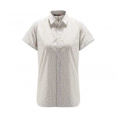 Haglöfs Idun SS Shirt Women Soft White Flower